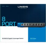 LINKSYS SWITCH 8 PORTS LGS 180-EU