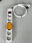 SOLERA OUTLET 6 PORT W SWITCH CABLE 2 METER (SPAIN)